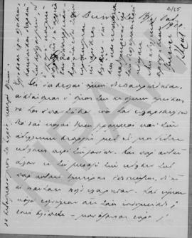 Επιστολή Γεωργίου Στρέϊτ προς Αλέξανδρο Διομήδη, Βιέννη 19/27 Οκτωβρίου 1910 1