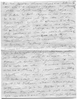 Επιστολή Lucie και Ελμίνας Ζάννου προς αγαπητοί μου. Παρίσι 27/14 Οκτωβρίου 1912 6