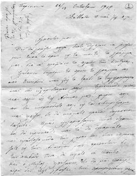 Επιστολή Lucie Ζάννου προς αγαπητοί μου, Παρίσι 26/13 Οκτωβρίου 1912 1