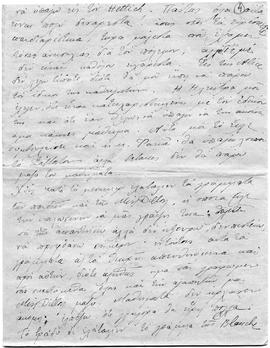 Επιστολή Lucie και Ελμίνας Ζάννου προς αγαπητοί μου. Παρίσι 27/14 Οκτωβρίου 1912 3