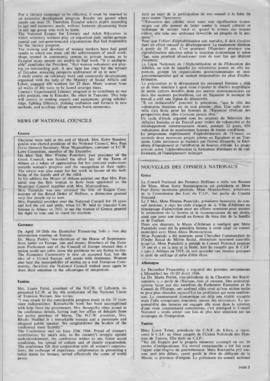 News of National Councils, Newsletter August-September 1966 3