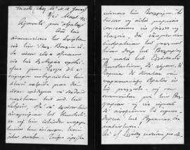 Επιστολή Ανδρέα Μιχαλακόπουλου προς Λεωνίδα Παρασκευόπουλο, Τεργέστη 8/21 Μαρτίου 1921 1