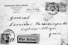 Επιστολή Ελευθερίου Βενιζέλου Διομήδη προς Λεωνίδα Παρασκευόπουλο, Granville 23 Αυγούστου 1935 2