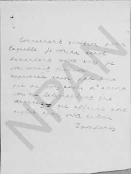 Τηλεγράφημα Εμμανουήλ Τσουδερού προς τον  Αλέξανδρο Διομήδη, 3 Ιουνίου 1929 2