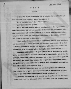 Notes. Συνομιλίες A. Vlasto με Baron de Lanken, Paris 30 Μαΐου 1913 6