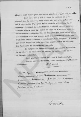 Επιστολή A. Vlasto προς Αλέξανδρο Διομήδη, Παρίσι 9 Ιουνίου 1913 2
