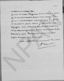 Επιστολή A. Vlasto προς Αλέξανδρο Διομήδη, Παρίσι 26 Ιουνίου 1913 6