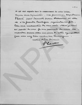 Επιστολή A. Vlasto προς Αλέξανδρο Διομήδη, Παρίσι 15 Ιουλίου 1913 5