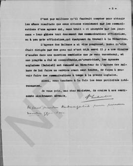 Επιστολή A. Vlasto προς Αλέξανδρο Διομήδη, Παρίσι 24 Ιουλίου 1913 2