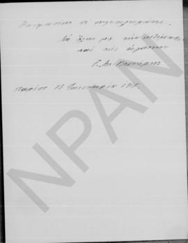 Επιστολή Γεωργίου Βεντήρη προς Αλέξανδρο Διομήδη, Παρίσι 13 Ιανουαρίου 1917 3