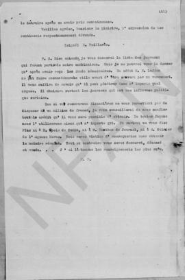 Επιστολή Michel Paillares προς τον Νικόλαο Πολίτη (Υπουργός Εξωτερικών), Αθήνα 15 Οκτωβρίου 1922 11