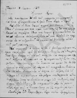 Επιστολή Εμμανουήλ Ρέπουλη προς Αλέξανδρο Διομήδη, Παρίσι 18 Μαρτίου 1923 1