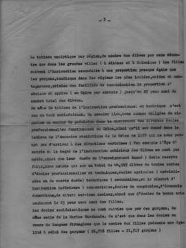 Επιστολή Ελμίνας Παντελάκη (Presidente de la Commission d'Education du Conseil National des Femme...