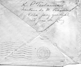 Επιστολή Ελευθερίου Βενιζέλου προς Λεωνίδα Παρασκευόπουλο, St Jean de Luz 15 Μαρτίου 1921 4