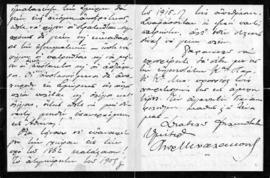 Επιστολή Ανδρέα Μιχαλακόπουλου προς Λεωνίδα Παρασκευόπουλο, Μόναχο 19 Νοεμβρίου 1921 2