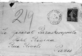 Επιστολή Ελευθερίου Βενιζέλου προς Λεωνίδα Παρασκευόπουλο, Le Mont Dore 13 Ιουλίου 1922 2