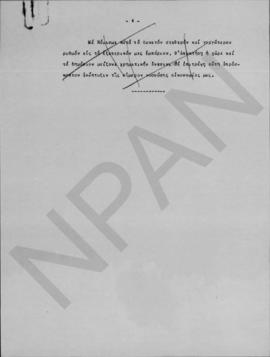 Σχέδια προγραμματικών δηλώσεων, Αθήνα 1 Φεβρουαρίου 1949 10