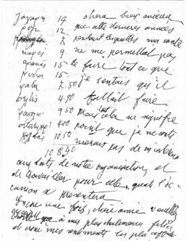 Επιστολή Ελμίνας Παντελάκη προς την κυρία Chevalet, Αθήνα 1966 3