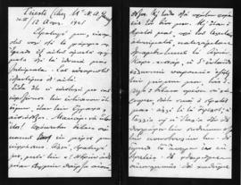 Επιστολή Ανδρέα Μιχαλακόπουλου προς Λεωνίδα Παρασκευόπουλο, Τεργέστη 12 Απριλίου 1921 1