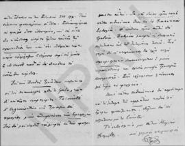 Επιστολή Εμμανουήλ Τσουδερού προς τον Αλέξανδρο Διομήδη, Γενεύη 1 Σεπτεμβρίου 1929 2