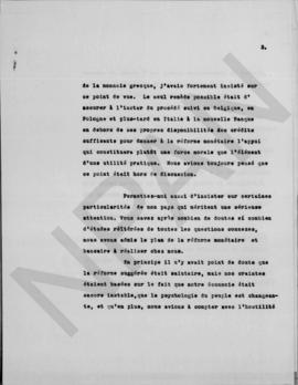 Επιστολή Αλέξανδρου Διομήδη προς τον Otto Niemeyer, Αθήνα 15 Μαρτίου 1928 3