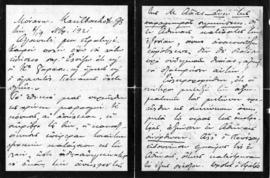 Επιστολή Ανδρέα Μιχαλακόπουλου προς Λεωνίδα Παρασκευόπουλο, Μόναχο 19 Νοεμβρίου 1921 1
