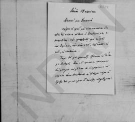 Επιστολή Εμμανουήλ Τσουδερού προς Αλέξανδρο Διομήδη, Αθήνα 19 Αυγούστου 1929; ή 30; 1