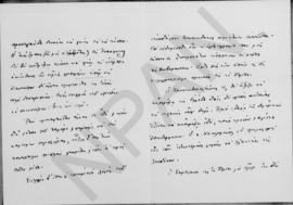 Επιστολή Εμμανουήλ Τσουδερού προς τον Αλέξανδρο Διομήδη, Λονδίνο 27 Ιουνίου 1926 2