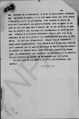 Τηλεγράφημα Νικολάου Πολίτη προς τον Αλέξανδρο Διομήδη, Αθήνα, 24 Νοεμβρίου 1922 3