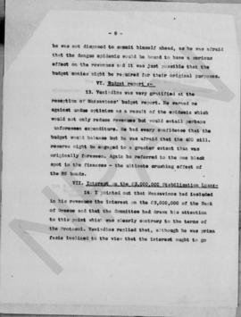 Αντίγραφο επιστολής του H.O.F. Finlayson προς τον O.E.Niemeyer, Αθήνα 18 Σεπτεμβρίου 1928 9