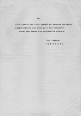 Επιστολή Ελμίνας Παντελάκη προς την Dr M.Jadot (Directeur du C.E.C.I.F.), Αθήνα 4 Ιουνίου 1964 2