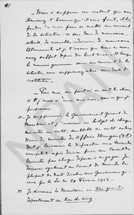 Επιστολή Περικλή Αργυρόπουλου προς τον Αλέξανδρο Διομήδη, Σάββατο 4