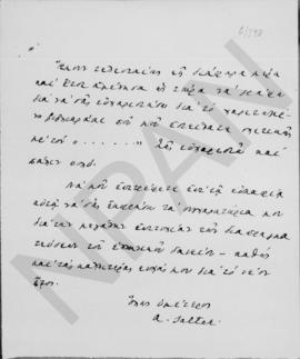 Επιστολή A. Salter προς τον Αλέξανδρο Διομήδη, Ιανουάριος 1928 3