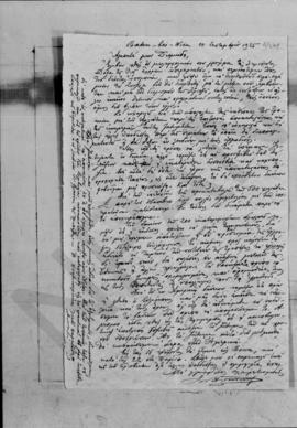 Επιστολή Ιωάννου Δροσόπουλου προς τον Αλέξανδρο Διομήδη, Baden de Wien 10 Σεπτεμβρίου 1925 1