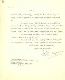 Επιστολή H.O.F. Finlayson προς τον Αλέξανδρο Διομήδη, Αθήνα 20 Σεπτεμβρίου 1928 4